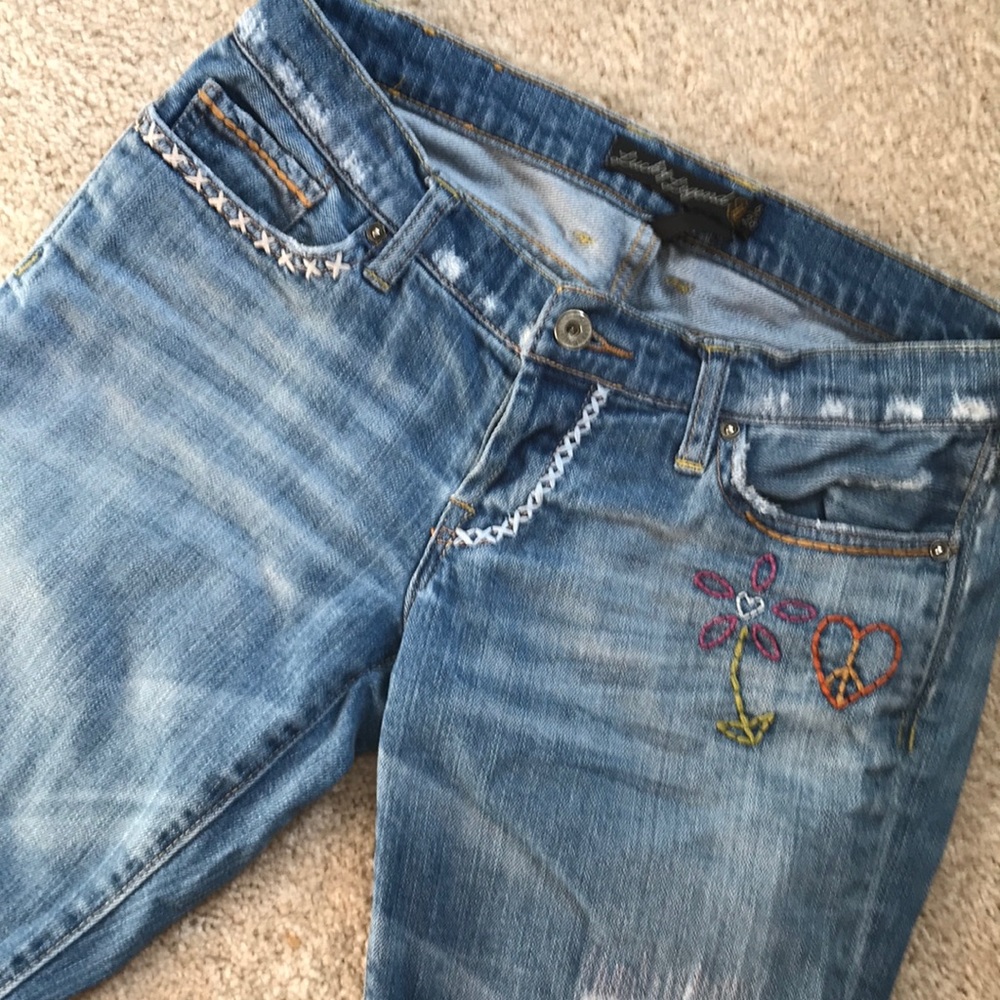 Lucky Legend Embroidered Jeans